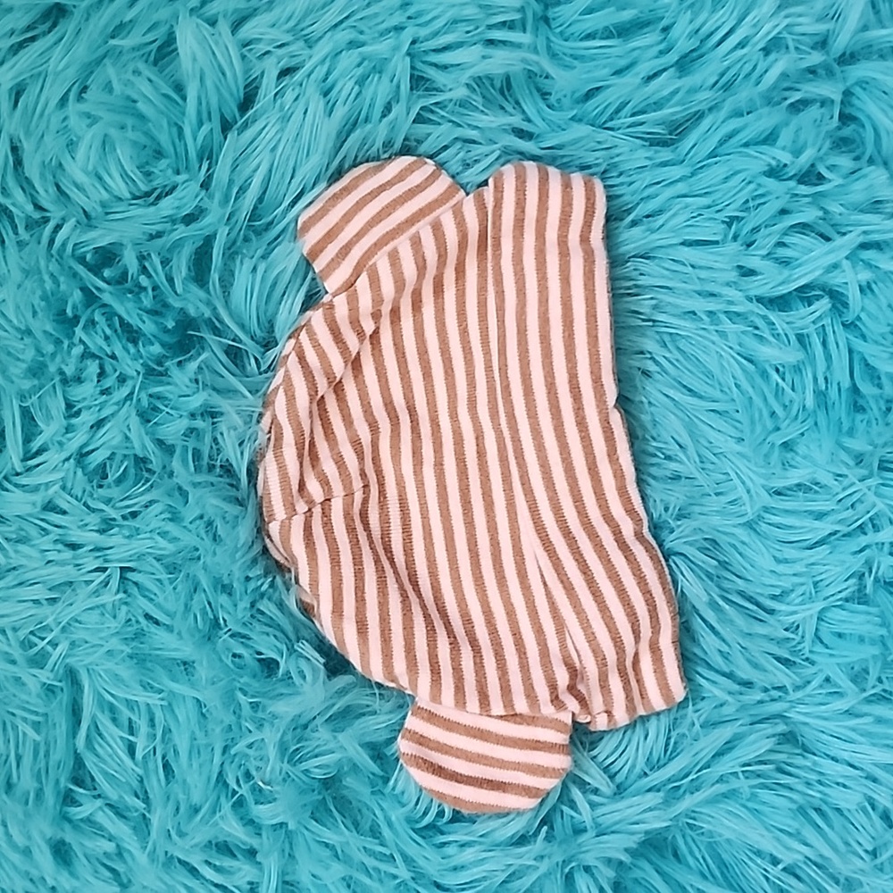 0 to 3 month monkey bear ears hat